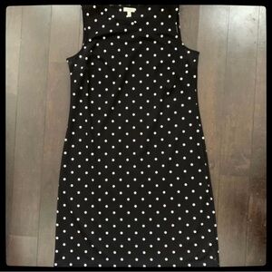 ✨Vintage Talbots Black and White Polka Dot Dress✨